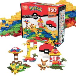 MEGA CONSTRUX - POKÉMON BOÎTE DE CONSTRUCTION 450 PIÈCES
